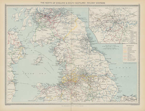 The North of England and South Scotland Railway Systems 1908