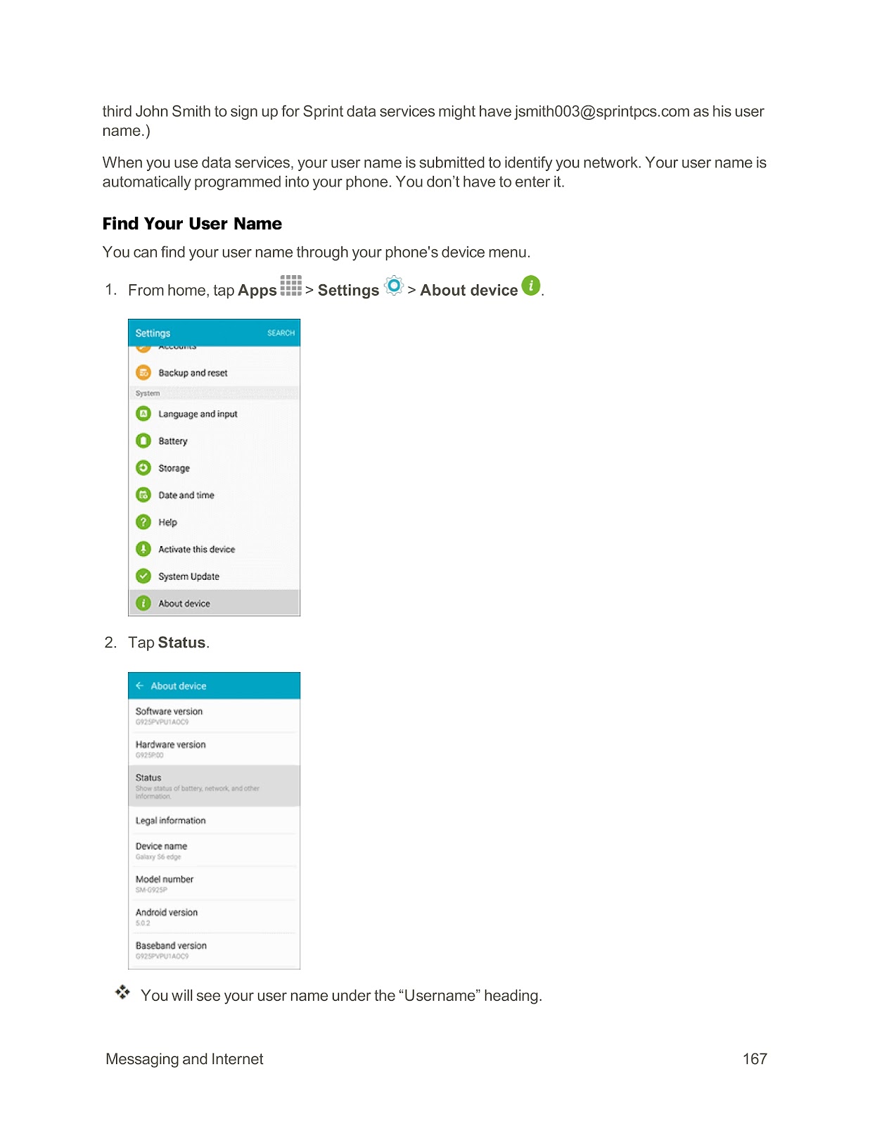SPRINT SAMSUNG GALAXY S6 EDGE (01) PAGE 177