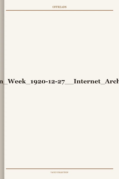 Aviation Week 1920-12-27 Internet Archive