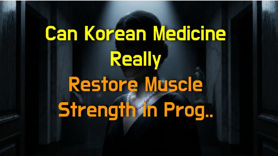 Can Korean Medicine Really Restore Muscle Strength in Progressive Muscular Dystrophy?