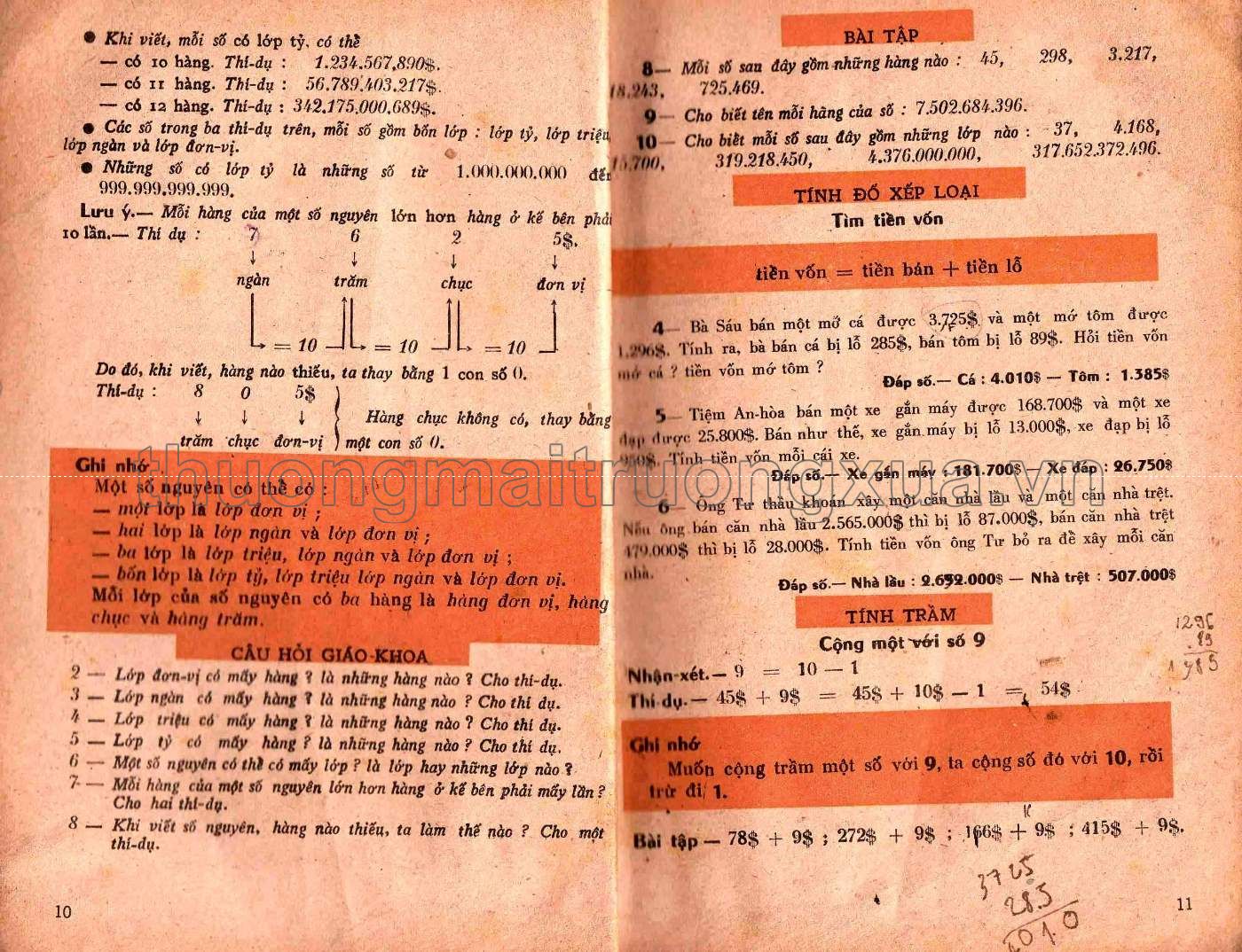 Toán pháp lớp 4 (1974) - Trang 6