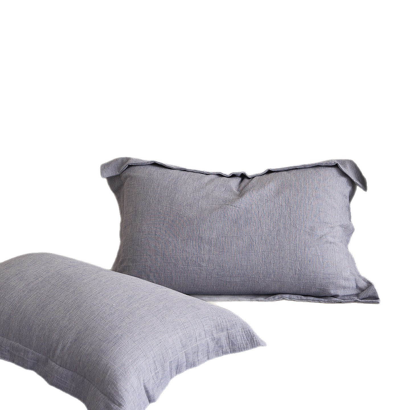 Cotton-Linen Pillow Covers, Pair