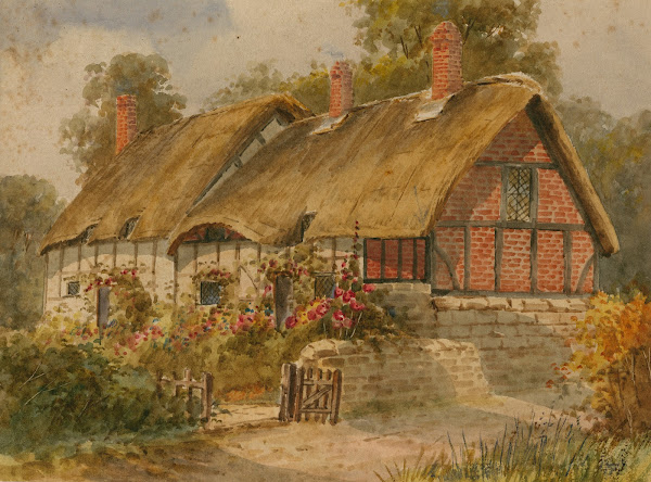 Stratford on Avon Ann Hathaways cottage 1848
