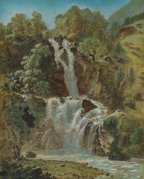 Chute inférieure du Reichenbach dans la vallée dOberhasli 1915 1945