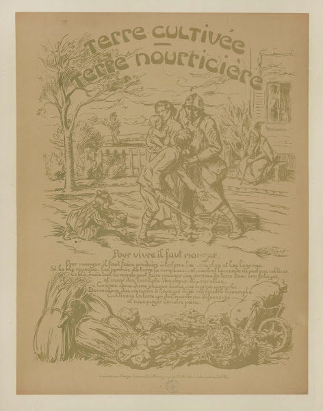 Terre cultivée terre nourricière 1918