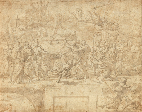 The Burial of the Virgin and the Punishment of Jephoniuas
