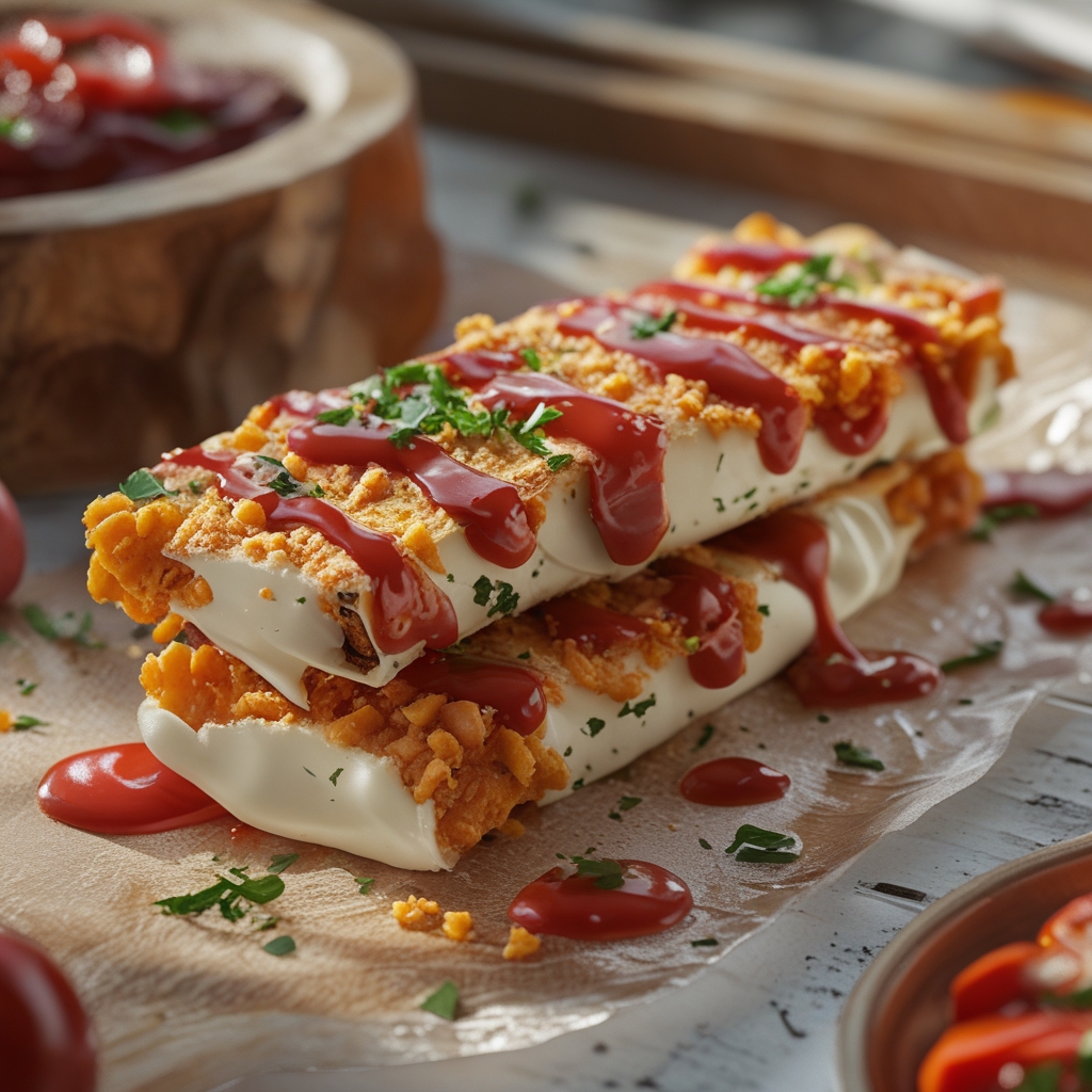 Hot Cheeto Mozzarella Sticks Recipe – Easy Homemade Crispy Snack finished