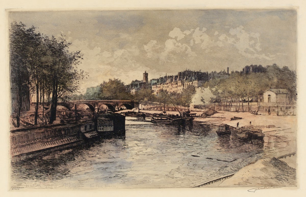 La Seine et le Pont Marie