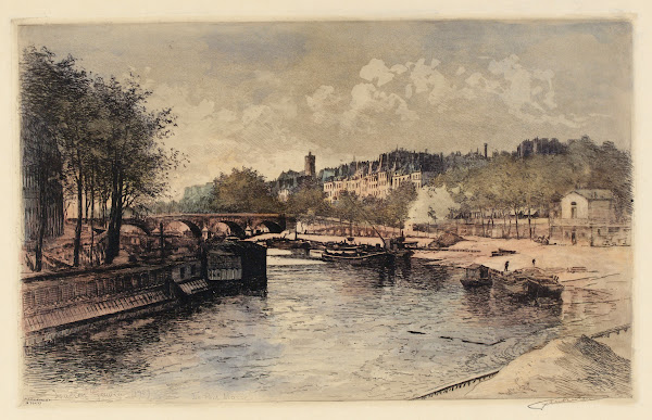La Seine et le Pont Marie
