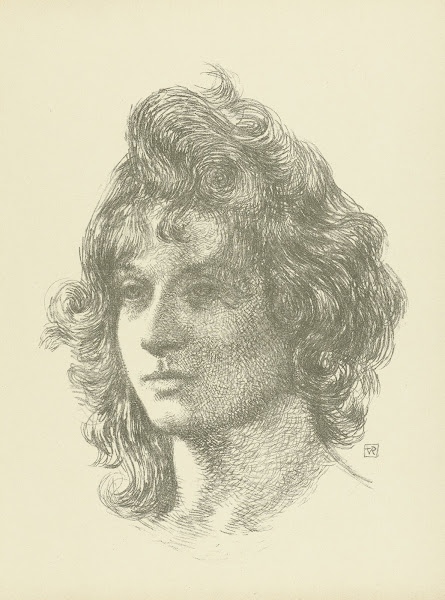 Portret van jonge vrouw 1895