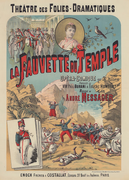 Théâtre des Folies Dramatiques La Fauvette du Temple opéra comique en 3 actes pa