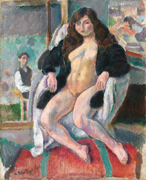Le Peintre Et Son Modèle 1910