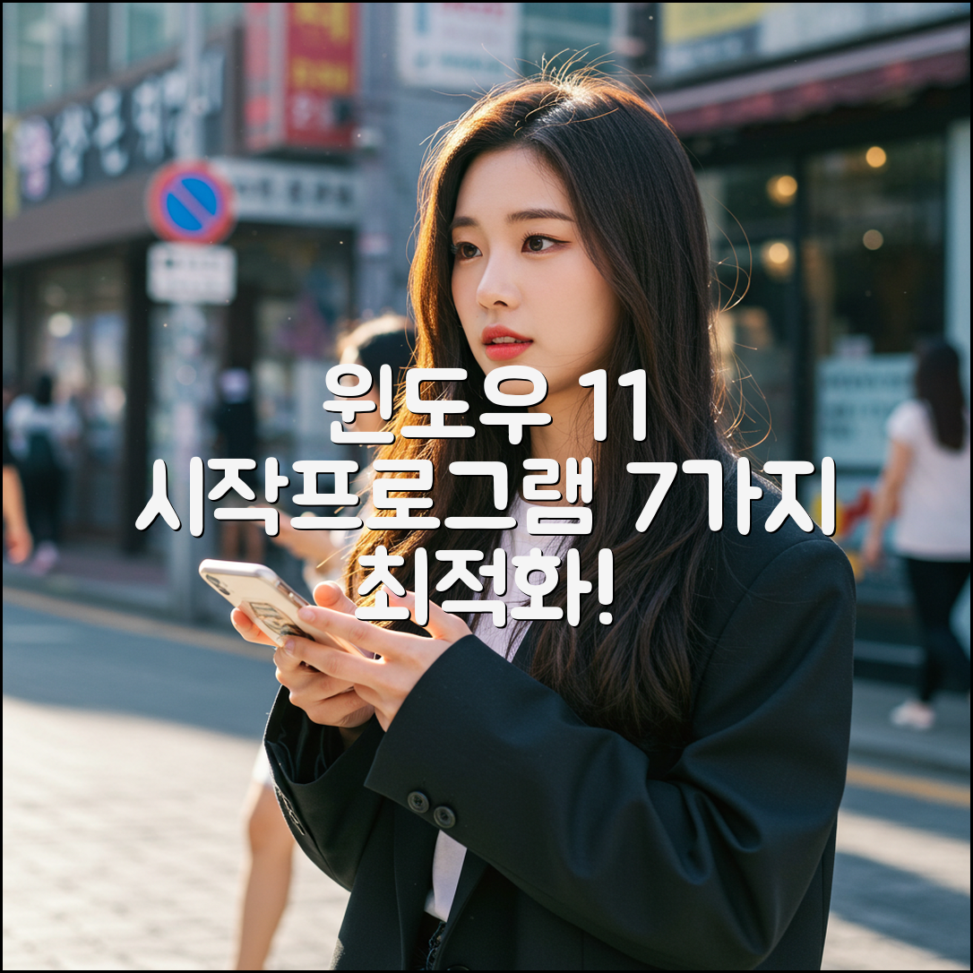 윈도우 11 시작 프로그램, 7가지 설정 완벽 가이드