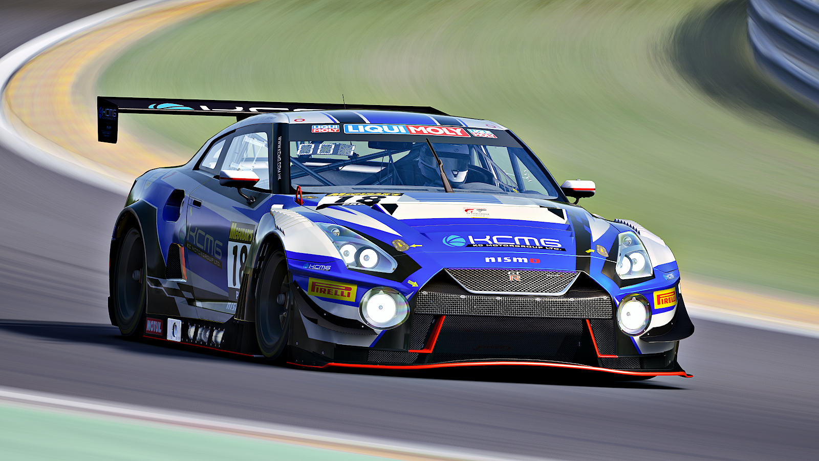 Nissan GT-R NISMO GT3 Race Car - Gaming Simulation Photography 4K Wallpaper (4800x2700)