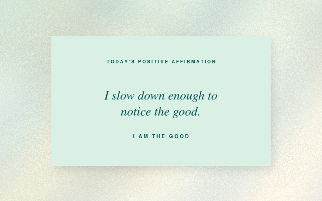 The Good Daily affirmation graphic for August 9, 2026