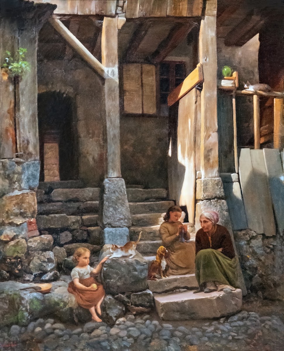 Un ancien portique Annecy