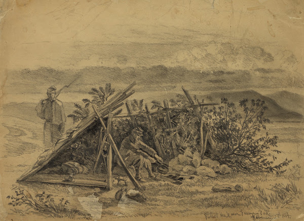 Picket hut near Freemans Ford 1864