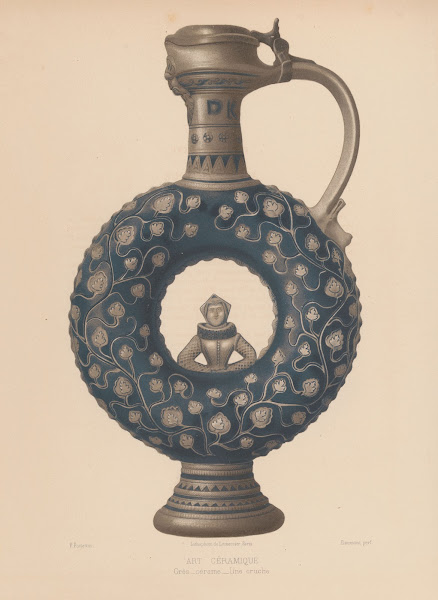 Grès cérame Une cruche 1859 1864