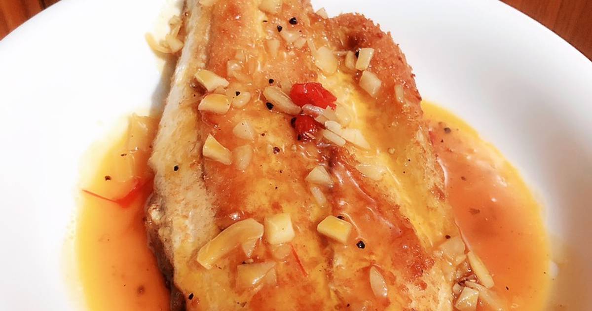 Cá chẽm sốt chanh dây