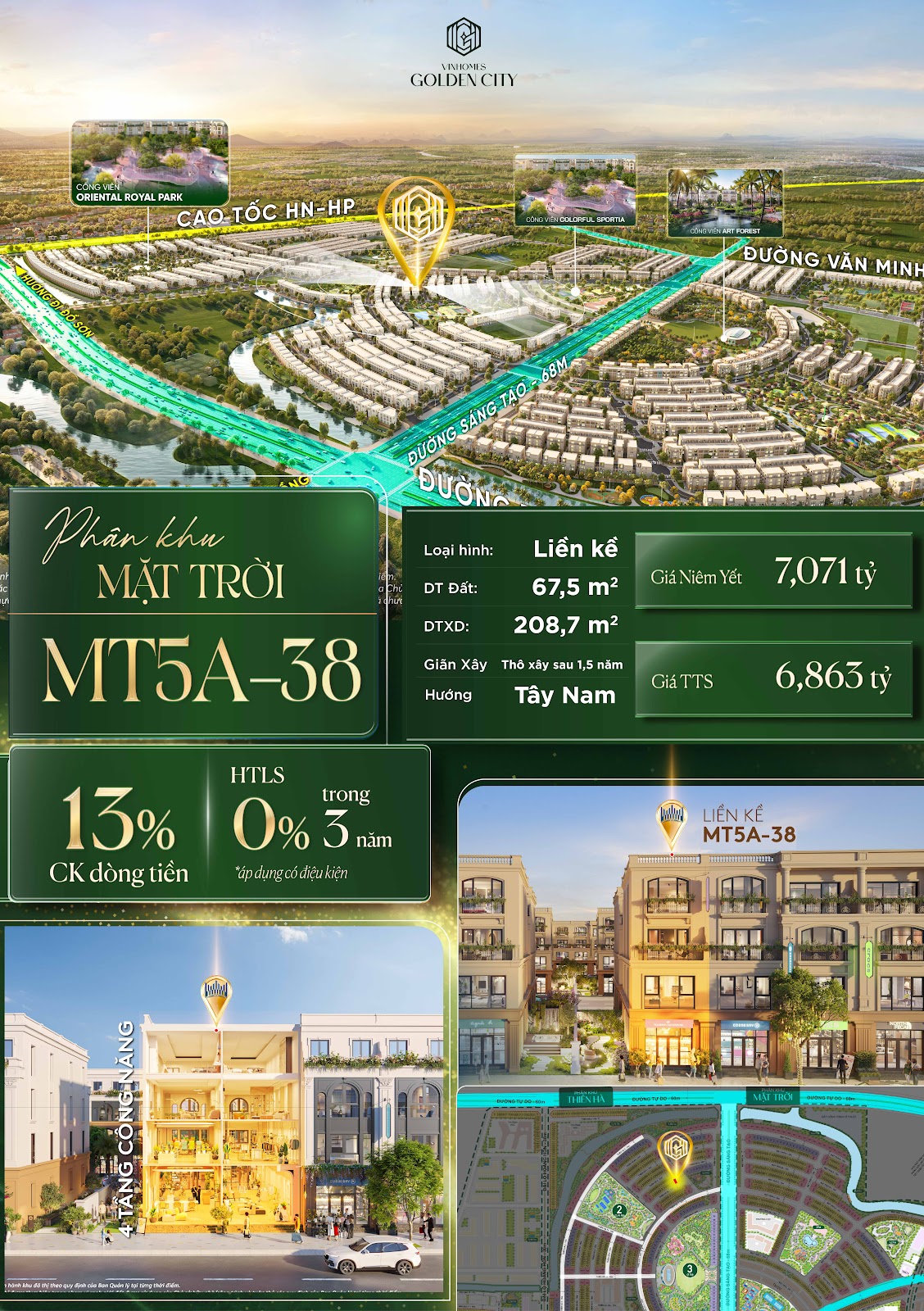MT5A-38 VINHOMES GOLDEN CITY