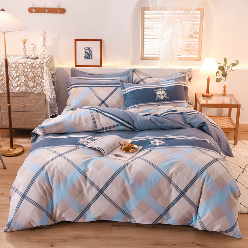 Bedding set made from brushed cotton, printed
