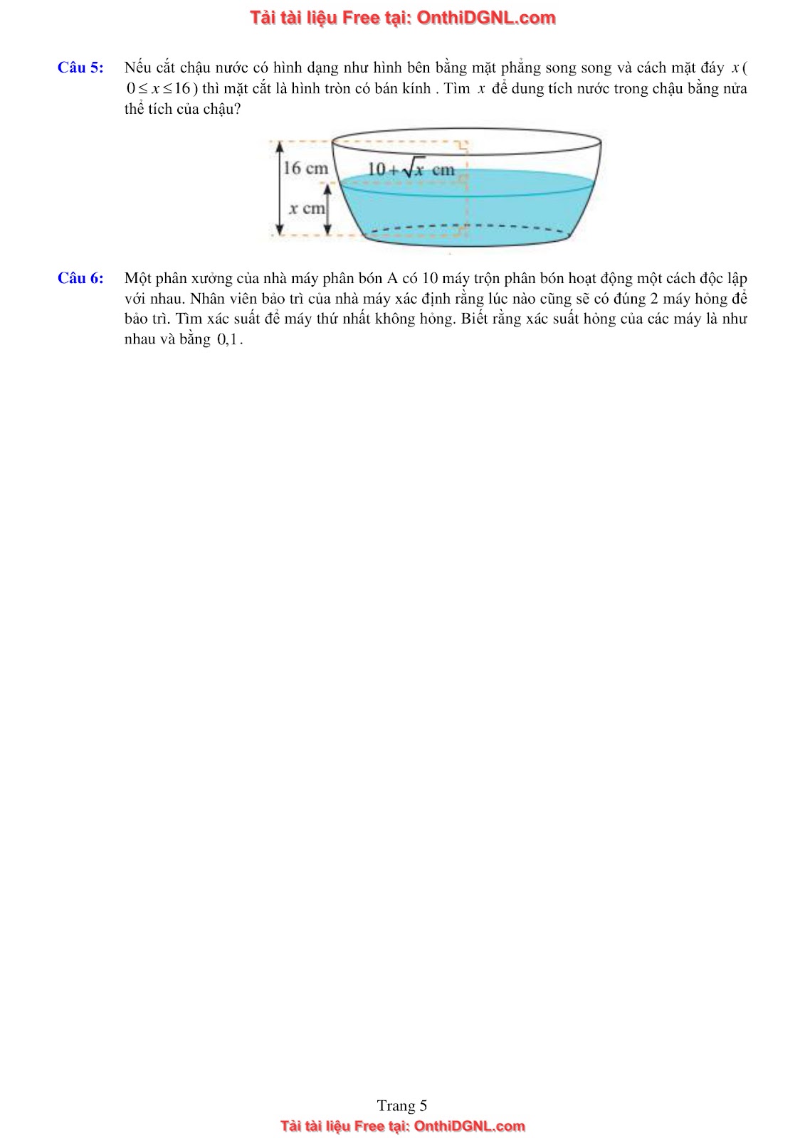 32 đề phát triển minh họa môn toán - có đáp án