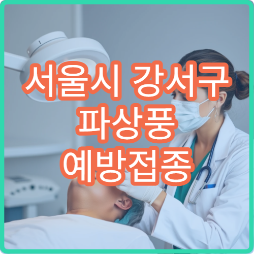 서울시 강서구 파상풍 예방접종 상처 치료 전 예방 관리 내과 병원