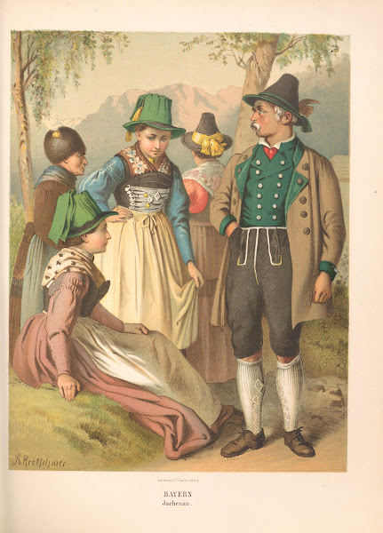 Deutsche Volkstrachten Pl39 1870