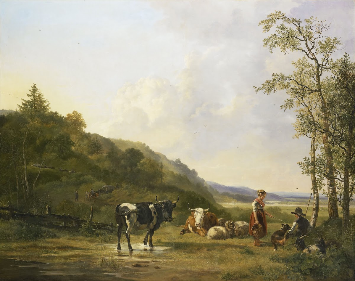 Landscape with Herdsmen and Cattle 1820