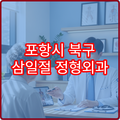 포항시 북구 삼일절 정형외과 진료 디스크·관절 통증 상담