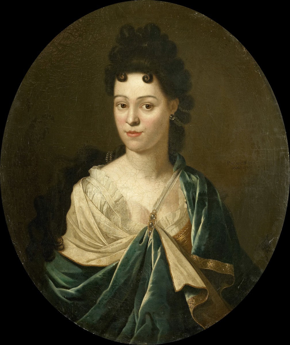 Portrait of Mrs Brust Batailhy 1710