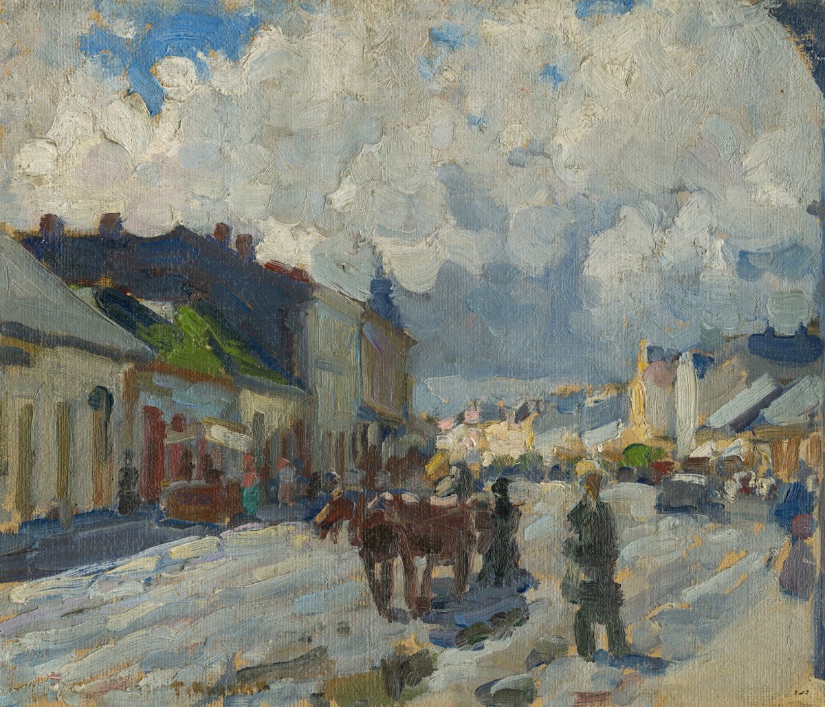 Hlavná ulica v Michalovciach 1930