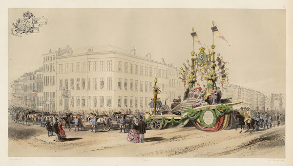 Char de lAgriculture envoyé par la ville de Nivelles 1856