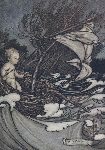 There now arose a mighty storm and he was tossed this way and that 1906