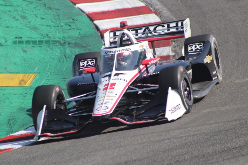 Josef Newgarden abre o fim de semana na frente em Laguna Seca