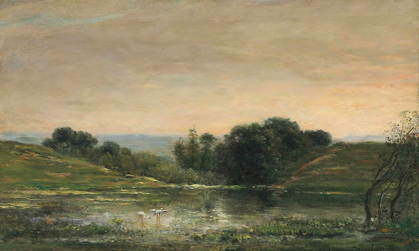 Étang De Gillieu Dauphiné Solitude 1876