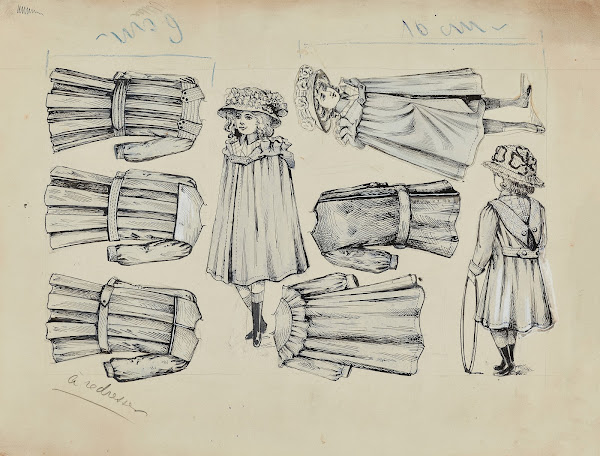 Dessin de mode 1910
