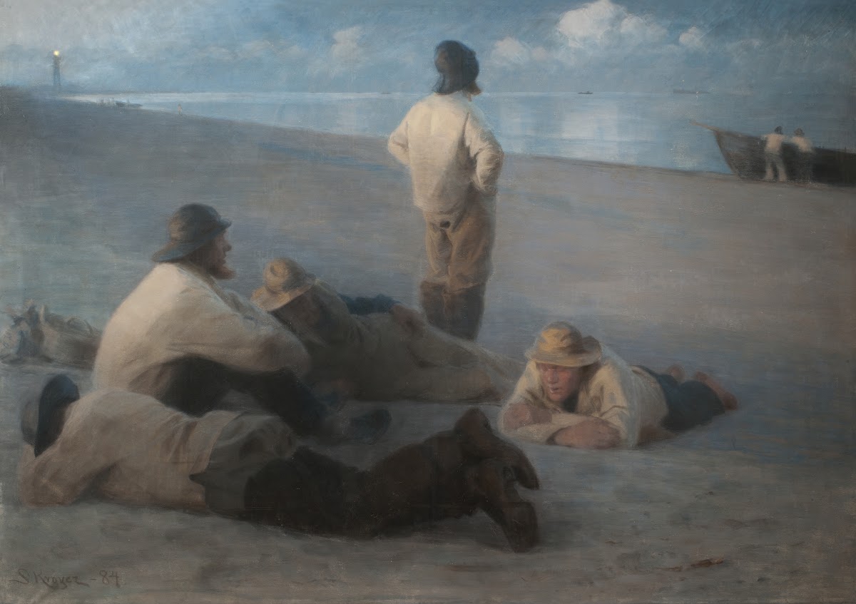 Summer Evening on the Beach at Skagen 1884