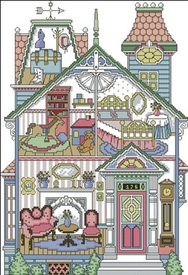 DIM3694 Cartoon House