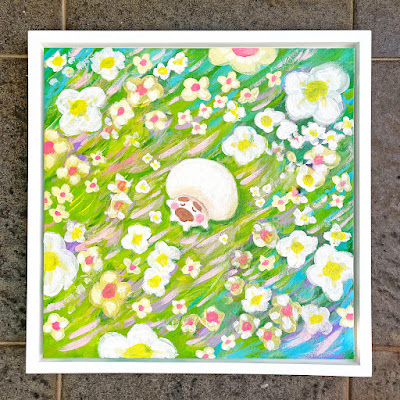 Mushroom Gramps Painting