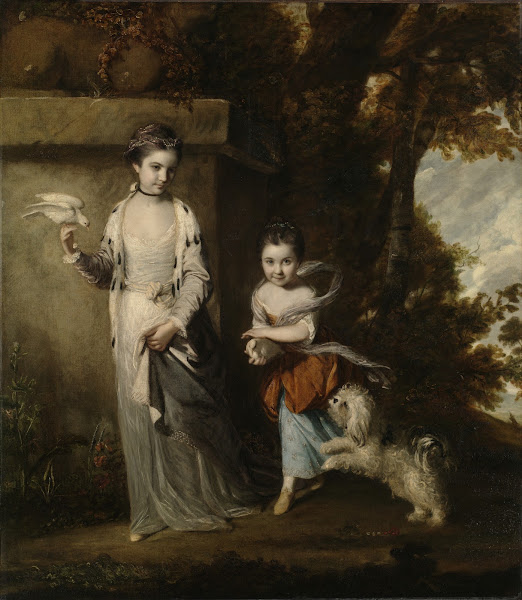 Portrait of the Ladies Amabel and Mary Jemima Yorke c 1761