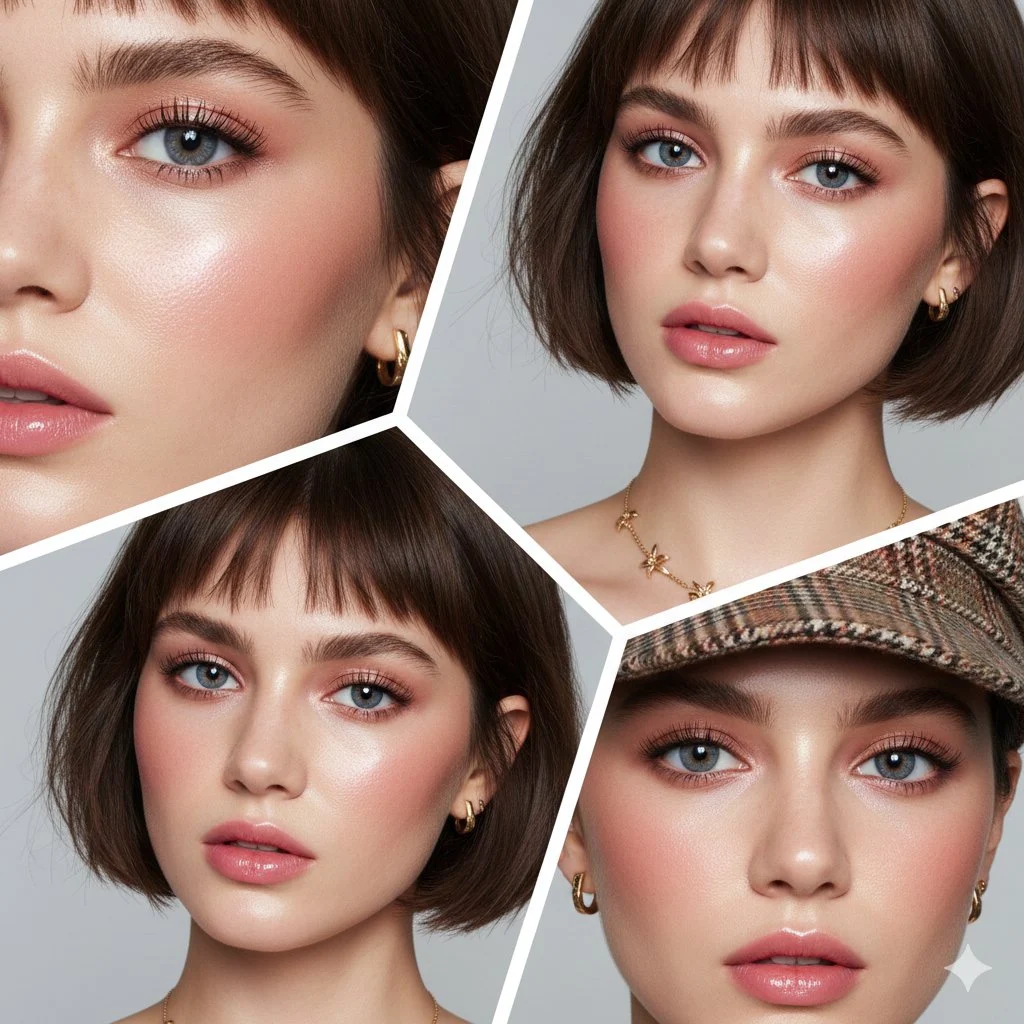 Collage editorial de belleza de altísima calidad