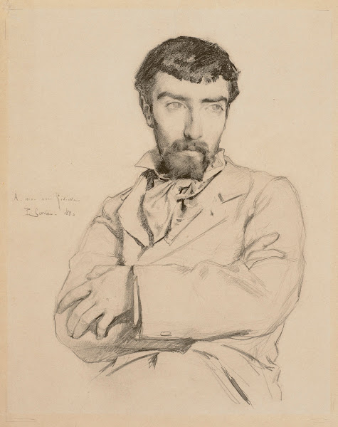 Portrait of the sculptor Jean Rivière 1880