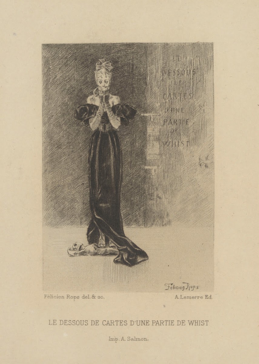 Le dessous de cartes dune partie de whist 1886