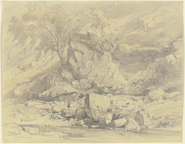 Rocky landscape near Clausen 1880