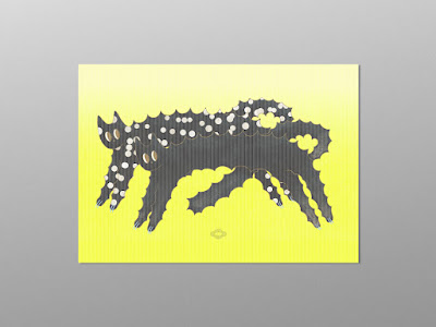 Stretching Cat - Lenticular Print