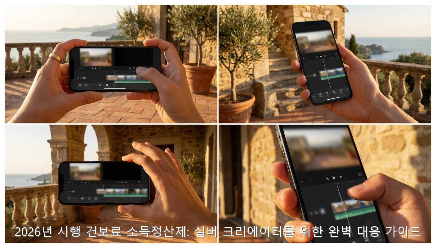2026년 시행 건보료 소득정산제: 실버 크리에이터를 위한 완벽 대응 가이드 핵심 안내 및 분석 인포그래픽 (3)