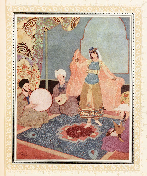 Abu l Hasan entertains the strangers with dancing and music 1914