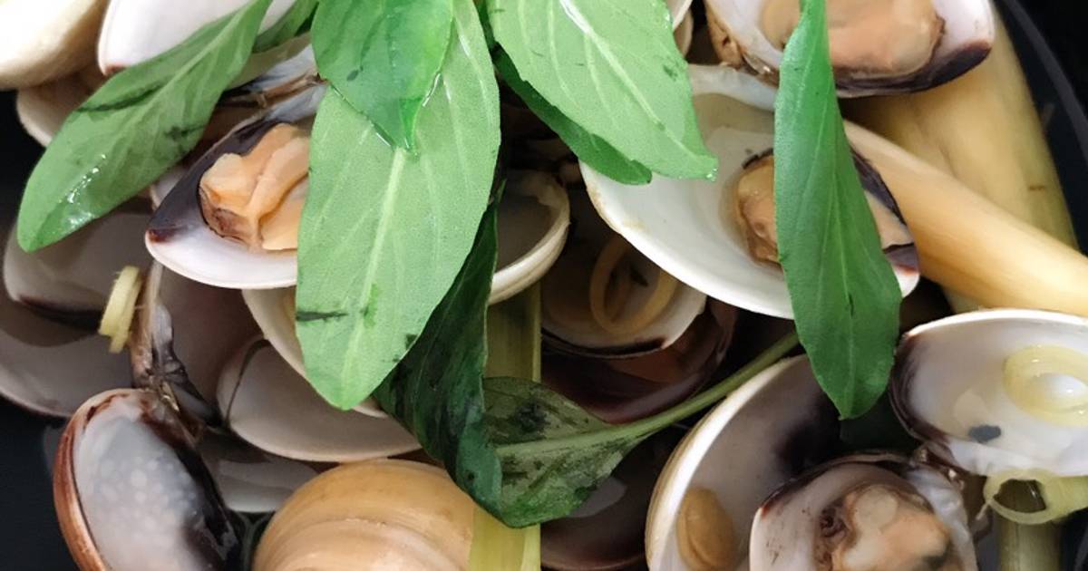 Nghêu hấp sả