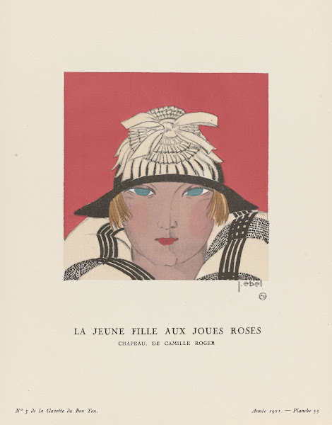 La Jeune Fille Aux Joues Roses Chapeau De Camille Roger 1921